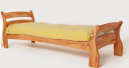 Односпальная кровать из натурального дерева «Буковка»